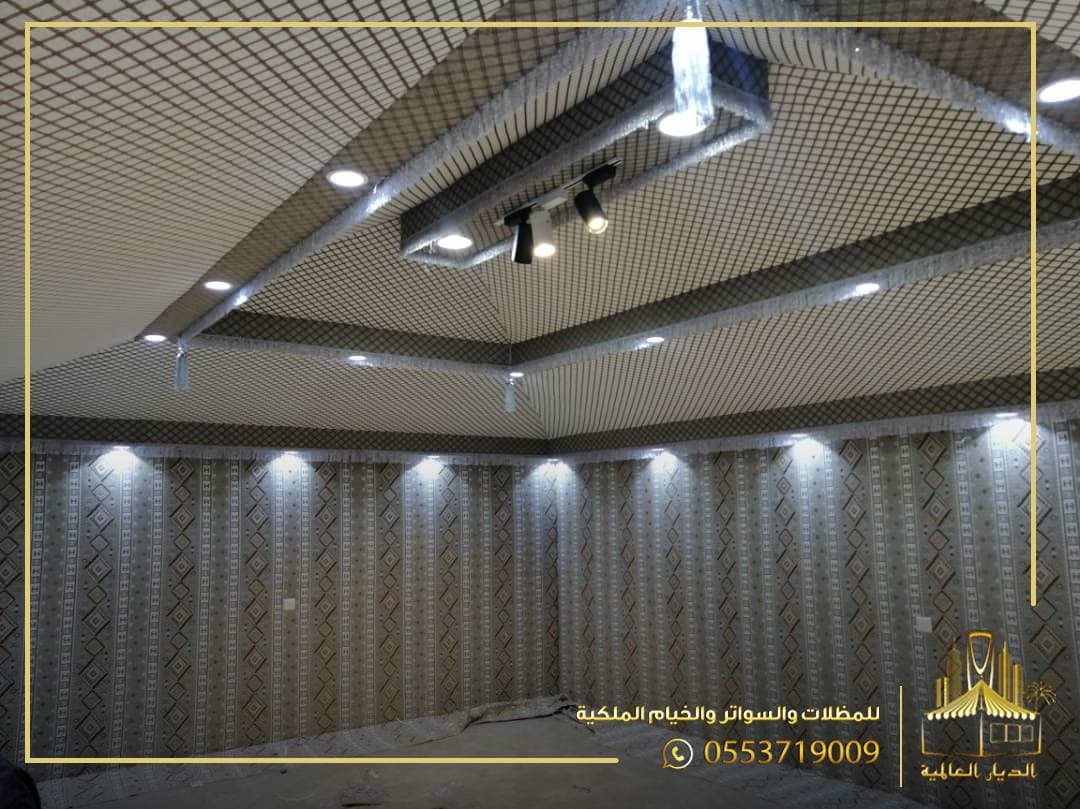 خيمة بديكورات فاخرة